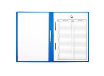 Pořadač z PVC Biurfol s perforací modrý