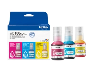 Originální inkousty Brother BTD100CLVAL [CMY] [Tři kusy]