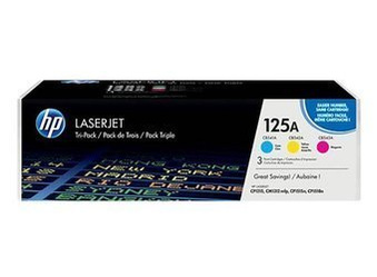 Originální tonery HP 125A [CF373AM] [CMY] [Tři kusy]