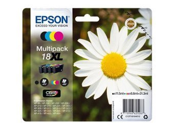 Originální inkousty Epson 18XL [T1816] [C13T18164012] [CMYK] [Sada]
