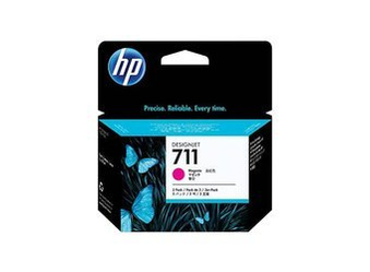 Originální inkoust HP 711 [CZ135A] [Magenta] [Tři kusy]