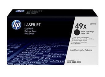 Originální toner HP 49X [Q5949XD] [Černý] [Dva kusy]