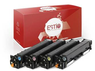 Kompatibilní tonery HP 415X [CMYK] [Bez Čipu] sada od Estio