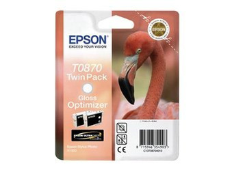 Originální inkoust Epson T0870 [C13T08704010] [Gloss Optimizer] [Dva kusy]