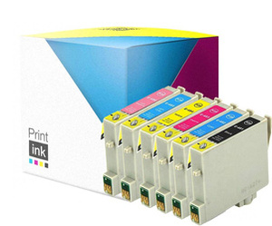 Sada kompatibilních inkoustů Epson T0487 [C13T04874010] [CMYK+L] od Print.ink