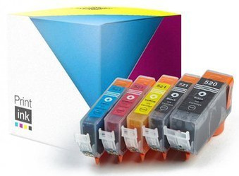 Sada kompatibilních inkoustů Canon PGI-520 + CLI-521 [CMYK] od Print.ink
