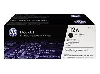 Originální toner HP 12A [Q2612AD] [Černý] [Dva kusy]