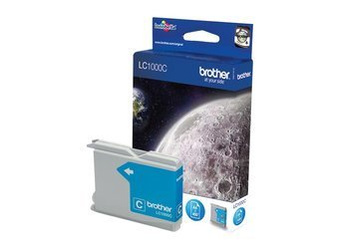 Originální inkoust Brother LC1000C [Modrý]