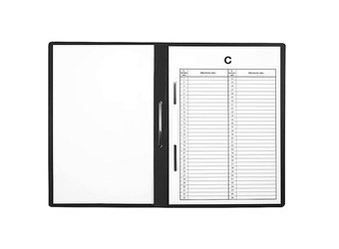 Osobní pořadač Biurfol PVC perforovaný, černý