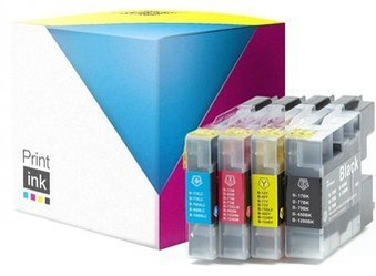 Sada kompatibilních inkoustů Brother LC1280XLVALBP [CMYK] od Print.ink