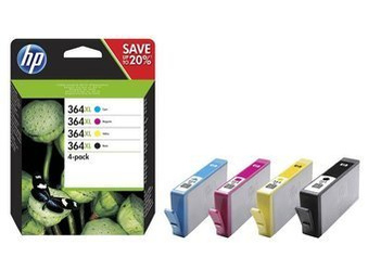 Originální inkousty HP 364XL [N9J74AE] [CMYK] [Sada]
