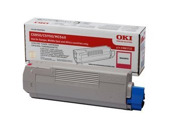 Originální toner OKI 43865722 [Magenta]