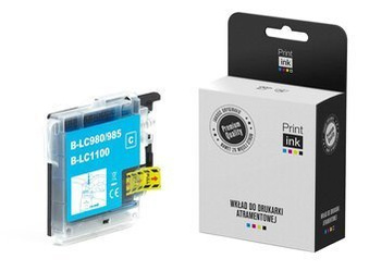 Kompatibilní inkoust Brother LC985C [Modrý] od Print.ink