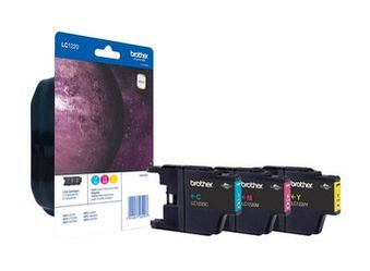 Originální inkousty Brother LC1220RBWBP [CMY] [Tři kusy]