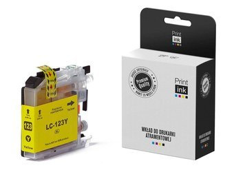 Kompatibilní inkoust Brother LC123Y [Žlutý] od Print.ink