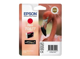 Originální inkoust Epson T0877 [C13T08774010] [Červený]