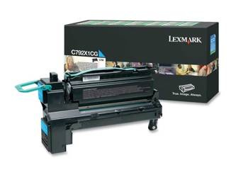 Originální toner Lexmark C792X1CG [Modrý]