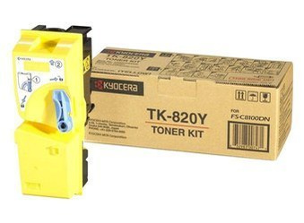 Originální toner Kyocera TK-820Y [1T02HPAEU0] [Žlutý]