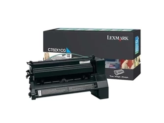 Originální toner Lexmark C782X1CG [Modrý]