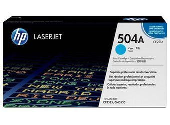 Originální toner HP 504A [CE251A] [Modrý]