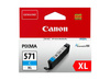 Originální inkoust Canon CLI-571XL C [0332C001] [Modrý]