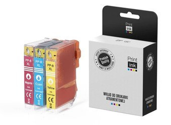 Sada kompatibilních inkoustů Canon CLI-8 [CMY] [Tři kusy] od Print.ink