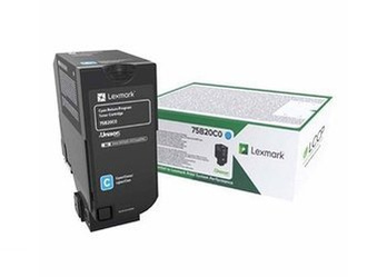 Originální toner Lexmark 75B20C0 [Modrý]