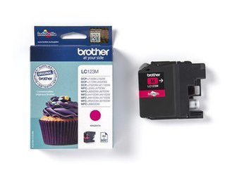 Originální inkoust Brother LC123M [Magenta]