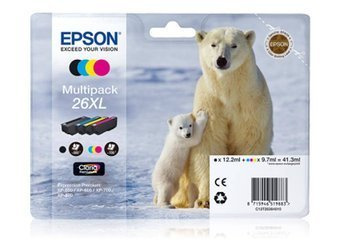 Originální inkousty Epson 26XL [T2636] [C13T26364010] [CMYK] [Sada]