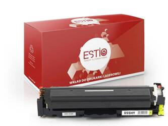 Kompatibilní toner Canon 055H [CRG055HY] [3017C002] [Žlutý] [Bez Chipa] od Estio