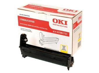 Originální fotocitlivý válec OKI 43381721 [Žlutý]