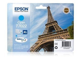Originální inkoust Epson T7022 XL [C13T70224010] [Modrý]