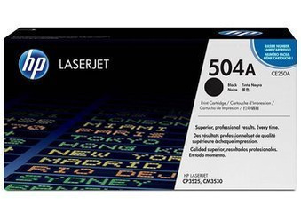 Originální toner HP 504A [CE250A] [Černý]