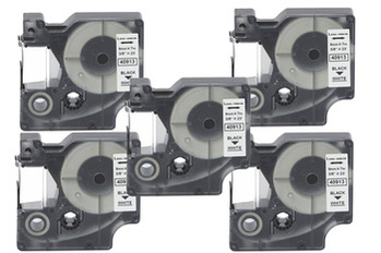 Kompatibilní pásky Dymo D1 [40913] [S0720680] [Černá - Bílá] sada od Print.Label