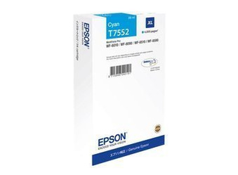 Originální inkoust Epson T7552 XL [C13T755240] [Modrý]