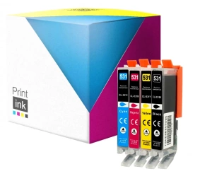 Sada kompatibilních inkoustů Canon CLI-531 [CMYK] od Print.ink