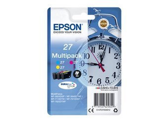 Originální inkousty Epson 27 [T2705] [C13T27054012] [CMY] [Tři kusy]