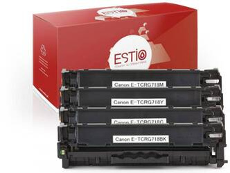 Kompatibilní tonery Canon 718 [CMYK] sada od Estio