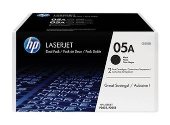 Originální toner HP 05A [CE505D] [Černý] [Dva kusy]