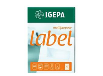 Samolepicí etikety Igepa 210 x 297 100 listů