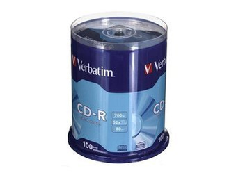 Verbatim CD-R 700MB 100 ks