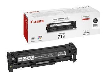 Originální toner Canon 718BK [CRG718BK] [2662B002] [Černý]