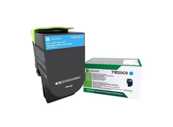 Originální toner Lexmark 71B20C0 [Modrý]