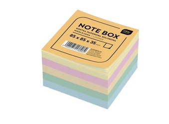 Interdruk Interdark Cubicle Colour Notebook Insert Unglued 85x85