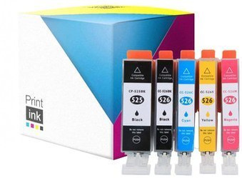 Sada kompatibilních inkoustů Canon PGI-525 + CLI-526 [CMYK] od Print.ink