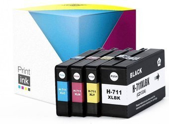 Sada kompatibilních inkoustů HP 711 [CMYK] od Print.ink