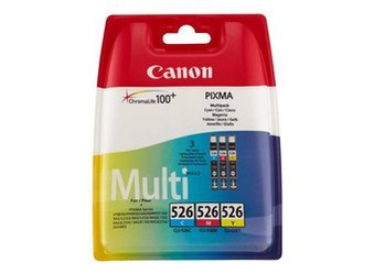 Originální inkoust Canon CLI-526 [4541B009] [CMY] [Tři kusy]