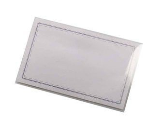 Středový odznak s klipem a spínacím špendlíkem PVC 57x90mm