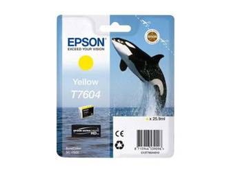 Originální inkoust Epson T7604 [C13T76044010] [Žlutý]