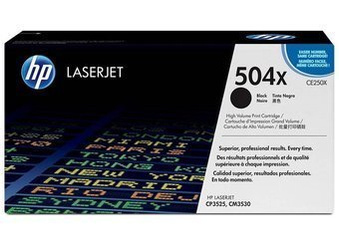 Originální toner HP 504X [CE250X] [Černý]